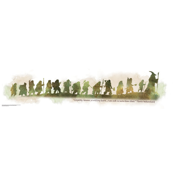 Room Mates Peel and Stick Giant The Hobbit Quote Wall Decal & Reviews Wayfair